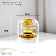 Load image into Gallery viewer, Nordic Dual Color Transparent Vase
