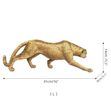 Load image into Gallery viewer, Golden Leopard Figurines