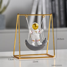 Load image into Gallery viewer, Astronaut Riding a Swing