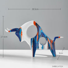 Load image into Gallery viewer, Street Graffiti Bull Sculptures