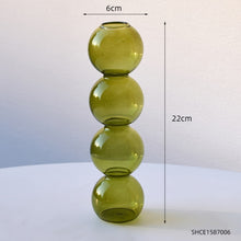 Load image into Gallery viewer, Stacked Sphere Glass Vase
