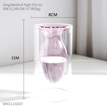 Load image into Gallery viewer, Nordic Dual Color Transparent Vase