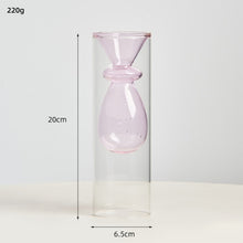 Load image into Gallery viewer, Nordic Dual Color Transparent Vase