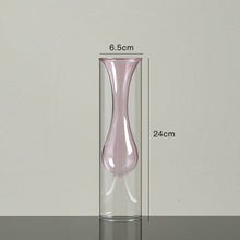 Load image into Gallery viewer, Nordic Dual Color Transparent Vase