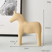 Load image into Gallery viewer, Wooden Minimalist Horse Figurine