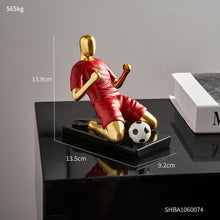 Load image into Gallery viewer, Abstract Football Player Figurine