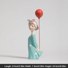 Load image into Gallery viewer, Retro Style Girl With Balloons
