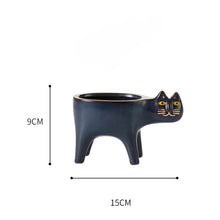Load image into Gallery viewer, Animated Cat Ceramic Vase
