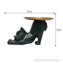 Load image into Gallery viewer, Geometric Cat Key Tray