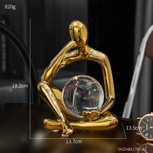 Load image into Gallery viewer, Ceramic Abstract Crystal Figurines