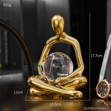 Load image into Gallery viewer, Ceramic Abstract Crystal Figurines