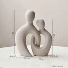 Load image into Gallery viewer, Ceramic Abstract Couple