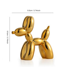 Load image into Gallery viewer, Metallic Balloon Dog Figurine