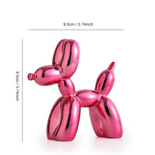 Load image into Gallery viewer, Metallic Balloon Dog Figurine
