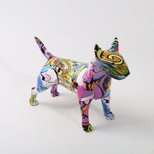 Load image into Gallery viewer, Graffiti Bull Terrier Statuette