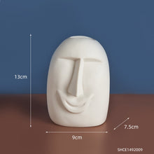 Load image into Gallery viewer, Ceramic Abstract Face Vase
