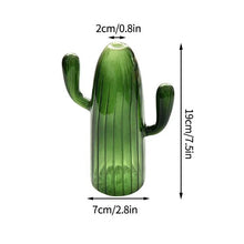 Load image into Gallery viewer, Cactus Glass Vase
