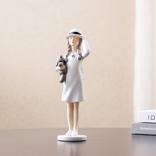 Load image into Gallery viewer, Summer Travel Girls Figurine