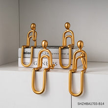 Load image into Gallery viewer, Abstract Paper Clip Decor