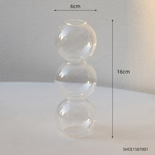 Load image into Gallery viewer, Stacked Sphere Glass Vase