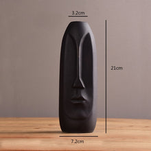 Load image into Gallery viewer, Ceramic Abstract Face Vase