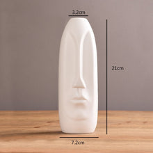 Load image into Gallery viewer, Ceramic Abstract Face Vase