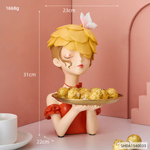 Load image into Gallery viewer, Nordic Butterflies Girl Candy Tray