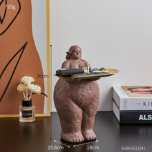 Load image into Gallery viewer, Abstract Yoga Lady Candy Tray