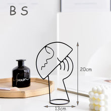 Load image into Gallery viewer, Abstract Face Ornament Decor