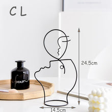 Load image into Gallery viewer, Abstract Face Ornament Decor