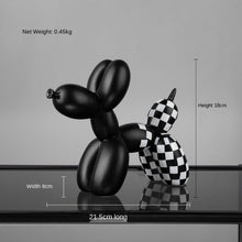Load image into Gallery viewer, Black & White Balloon Dog
