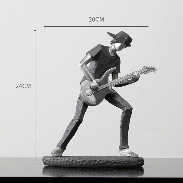Abstract Rock Band Figurine