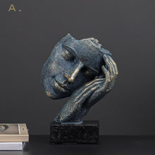 Load image into Gallery viewer, Vintage Face Art Sculptures