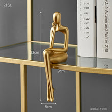 Load image into Gallery viewer, Abstract Bookshelf Decor Figurines