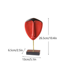 Load image into Gallery viewer, Bohemian Abstract Face Figurines