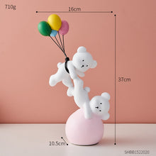 Load image into Gallery viewer, Baby Polar Bear With Balloons