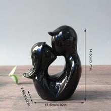 Load image into Gallery viewer, Ceramic Abstract Couple Ornament