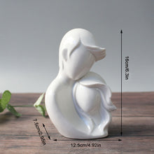 Load image into Gallery viewer, Ceramic Abstract Couple Ornament