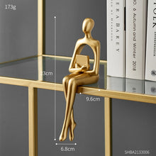 Load image into Gallery viewer, Abstract Bookshelf Decor Figurines