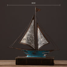 Load image into Gallery viewer, Iron Retro Sailboat
