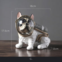 Load image into Gallery viewer, Space Bulldog Astronaut Figurines
