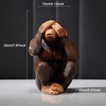 Load image into Gallery viewer, Three Monkeys Ornament