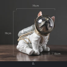Load image into Gallery viewer, Space Bulldog Astronaut Figurines