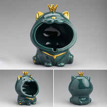 Load image into Gallery viewer, Ceramic Laughing Cat Storage/Astray