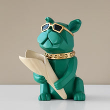Load image into Gallery viewer, Cool Bulldog Statue Vase