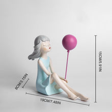 Load image into Gallery viewer, Cute Girl With Balloons