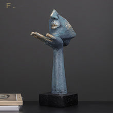 Load image into Gallery viewer, Vintage Face Art Sculptures