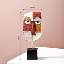 Load image into Gallery viewer, Abstract Face Art Sculpture