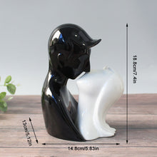 Load image into Gallery viewer, Ceramic Abstract Couple Ornament