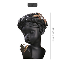 Load image into Gallery viewer, Butterfly Girl and Baby Angel Sculptures